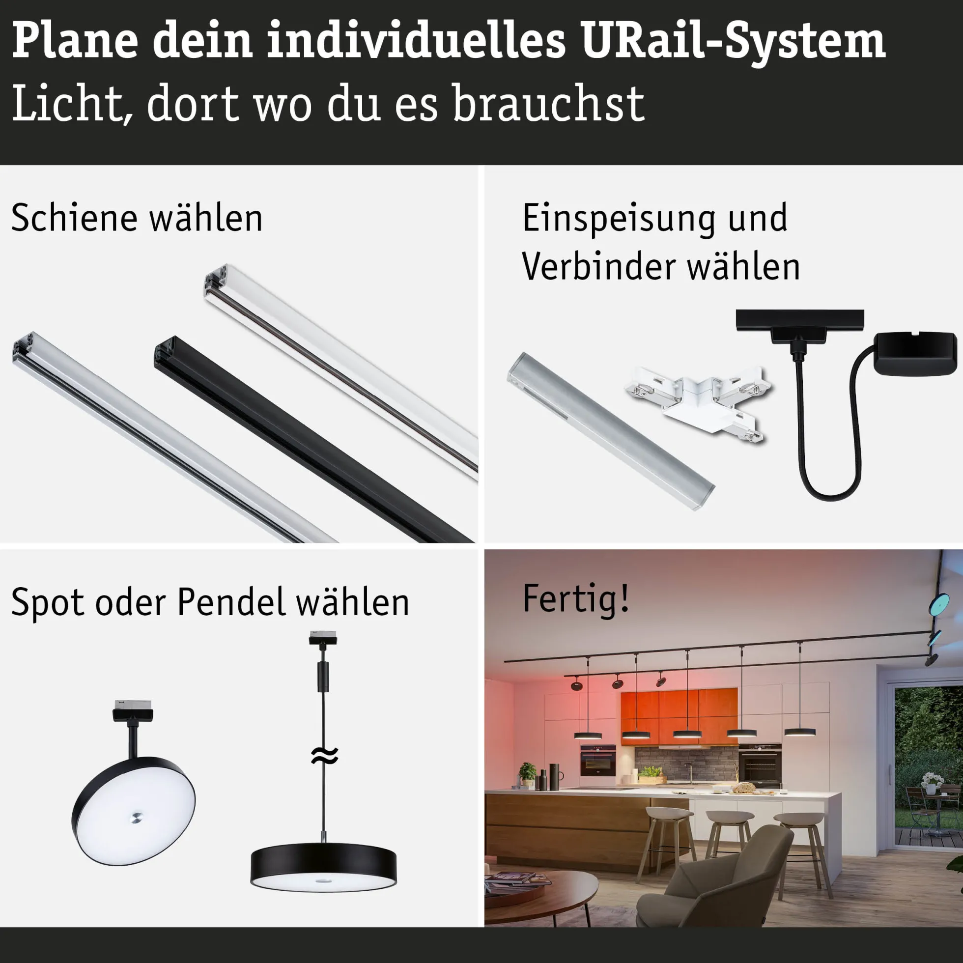 URail Pendel Smart Home Zigbee 3.0 - Hildor RGBW
