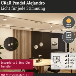 URail Pendel 3-Step-Dim - Alejandro