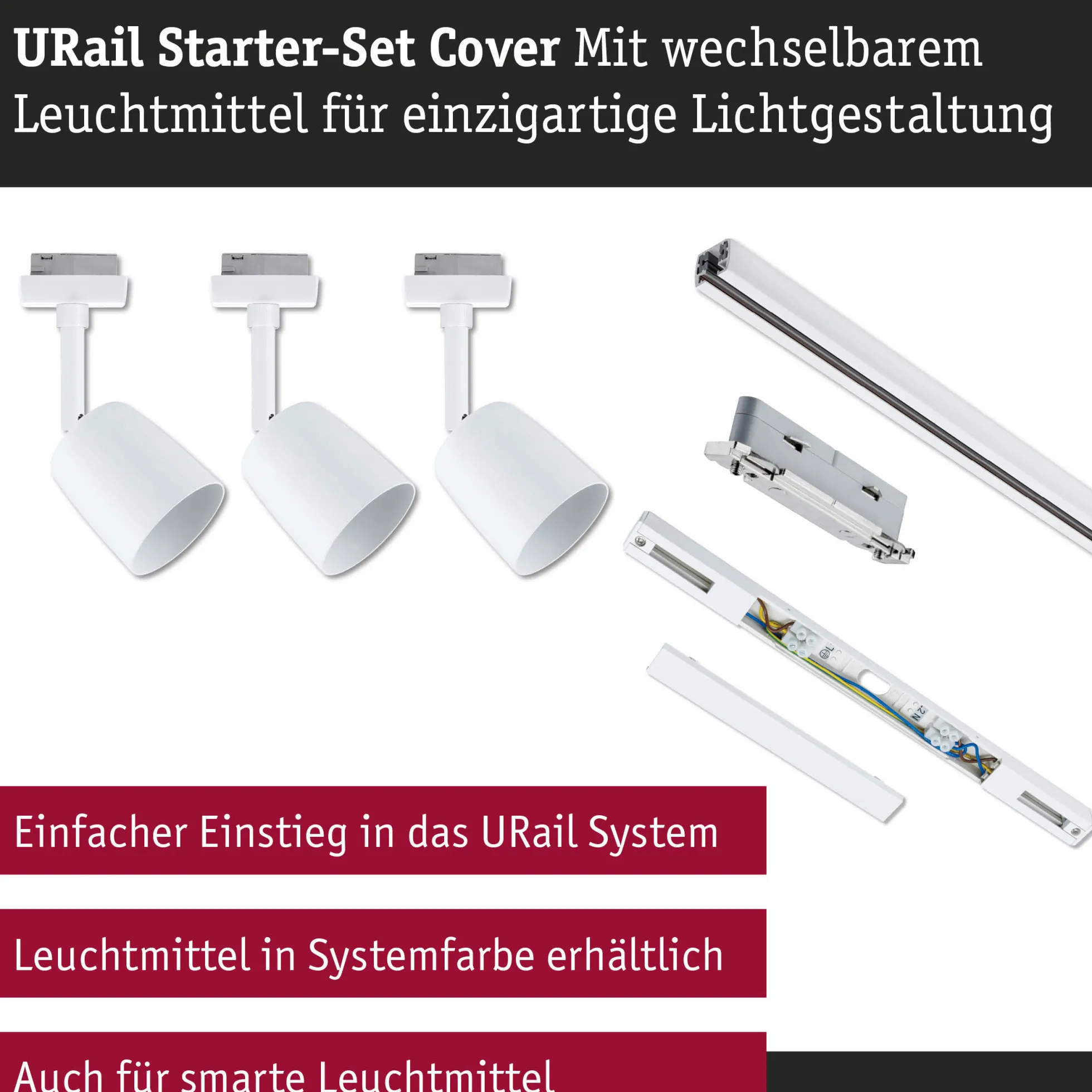 URail Schienenspot - Cover Starterset