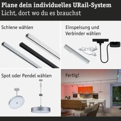 URail Schienenspot Smart Home Zigbee 3.0 - Hildor RGBW