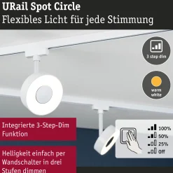 URail Schienenspot 3-Step-Dim - Circle