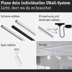 URail Schienenspot 3-Step-Dim - Tubo Einzelspot