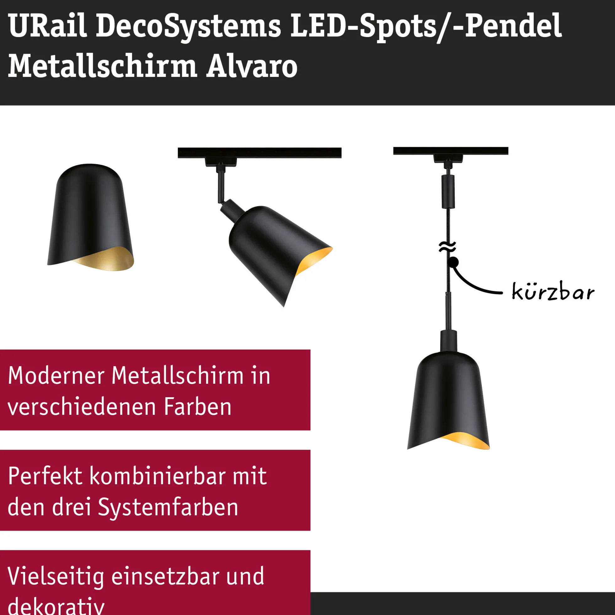 URail Schirm - DecoSystems Alvaro