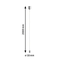 URail Zubehör - URail Zubehör Seilabhängung 18mm Chrom