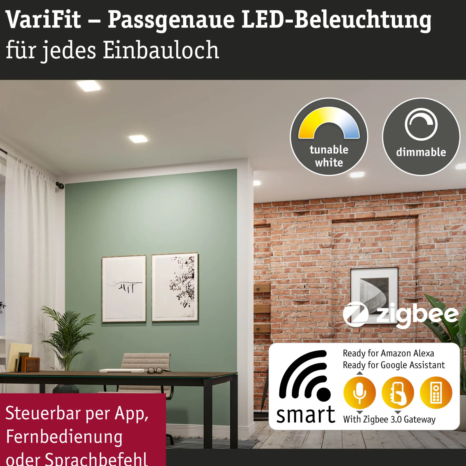 VariFit LED Einbaupanel - Veluna