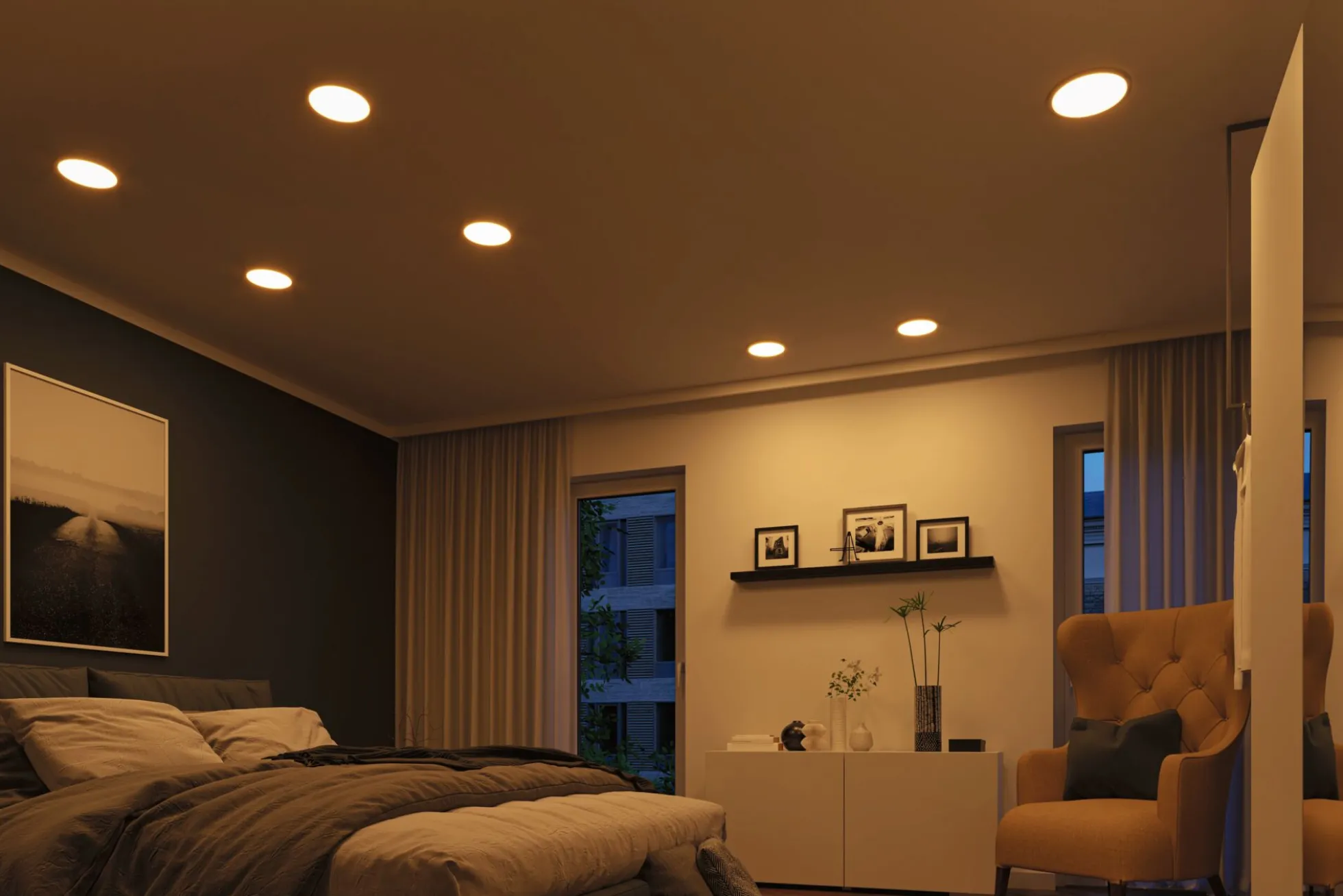 VariFit LED Einbaupanel Dim to Warm - Areo