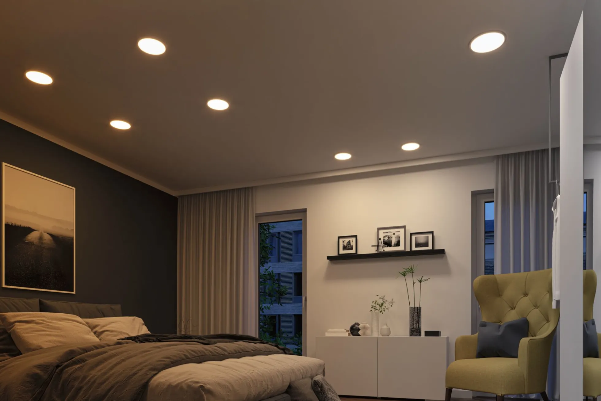 VariFit LED Einbaupanel Dim to Warm - Areo