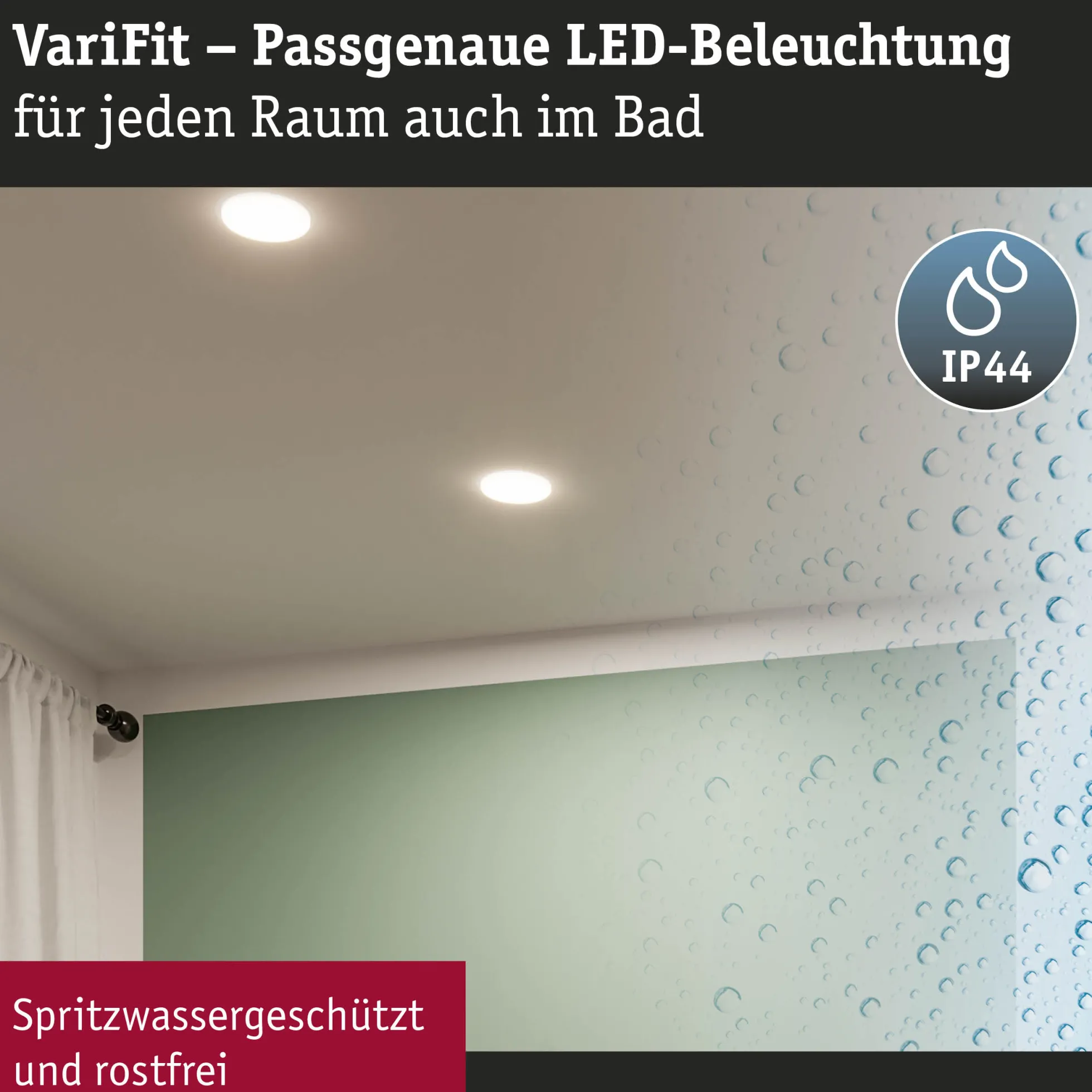 VariFit LED Einbaupanel Smart Home Zigbee 3.0 - Veluna Edge