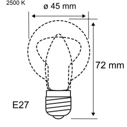 Vintage Edition Standard 230V - LED Tropfen E27