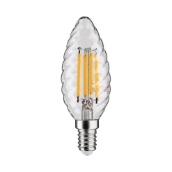 Vintage Edition Standard 230V - LED Kerze gedrehtes Glas