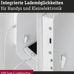 Wandleuchte - Devara USB C