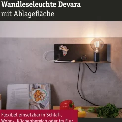 Wandleuchte - Devara USB C